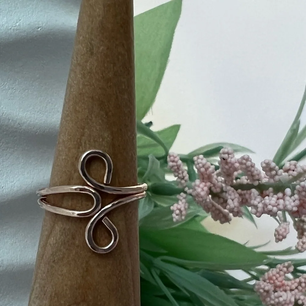 14k Rose Gold Filled Toe Ring or Knuckle Ring